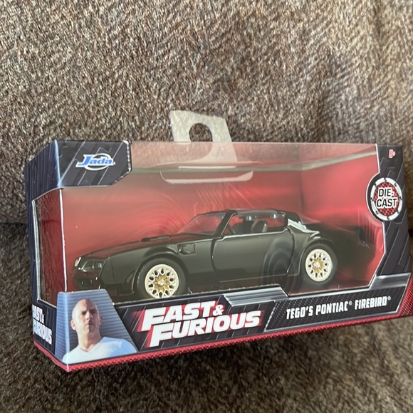 Fast and Furious tegos Pontiac firebird die cast. New in box. NWT.vintage - Picture 2 of 3